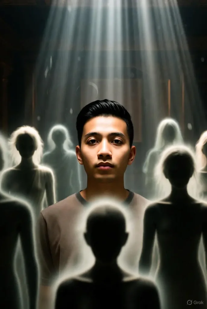 familiar spirits following man