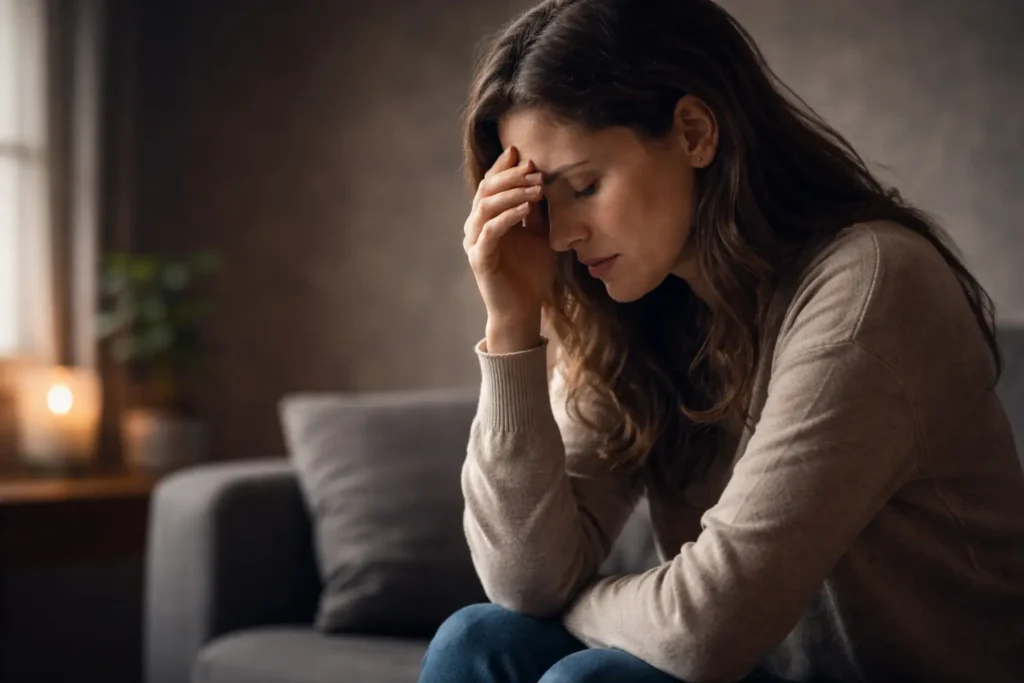 signs of spiritual oppression, a lady having a moment